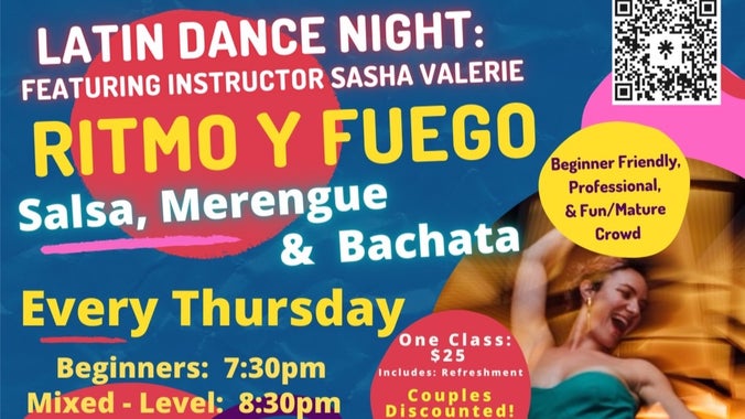 🌟💃🏿🌟 CLUB-STYLE Salsa, Bachata & Merengue BOOTCAMP