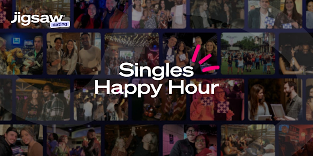 Jigsaw Dating® :  Hoboken, NJ March Singles Happy Hour (Ages 25-45+)