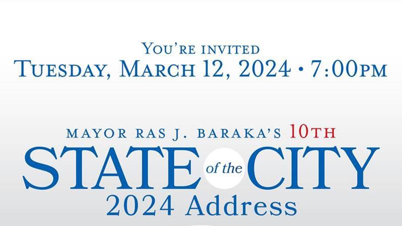 Newark Mayor Ras J. Baraka to Present 10th State of the City Address