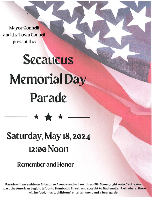 Memorial Day Parade - Saturday 5/18/2024