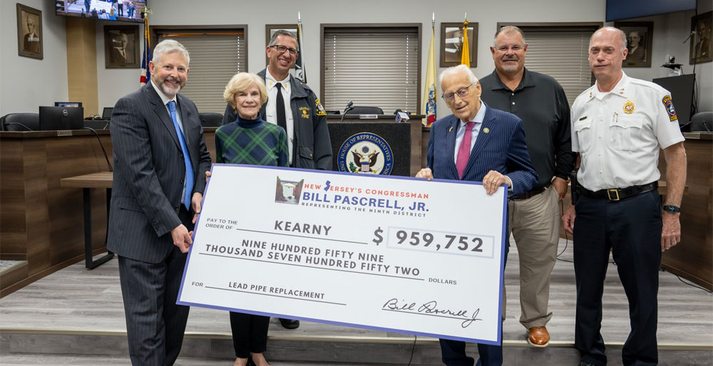 Congressman Delivers Vital Funding for Kearny’s Infrastructure Overhaul