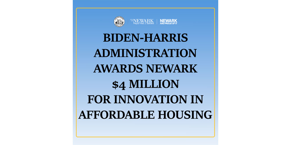 Biden-Harris Administration Awards Newark $4 Million