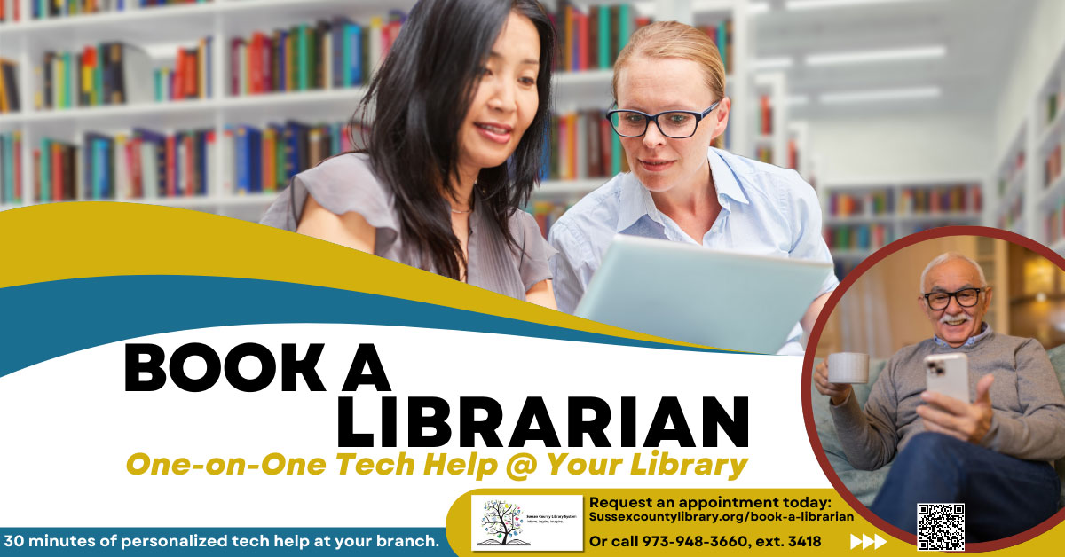 Book A Librarian for One-on-One Tech Help