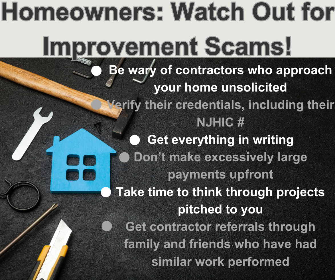 Be on the Alert for Home Improvement Scams