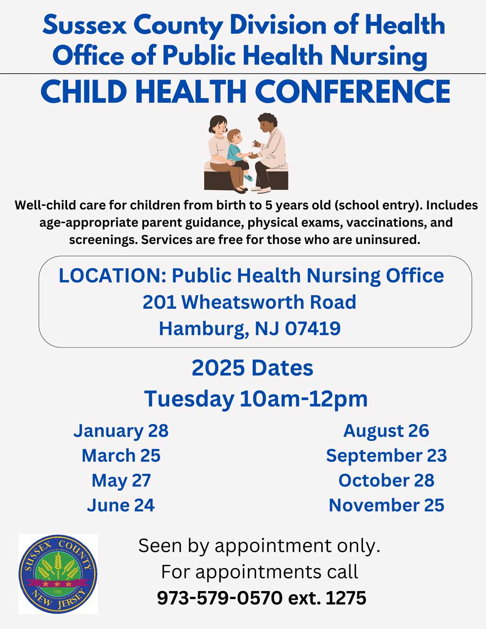 2025 Child Health Conference Dates