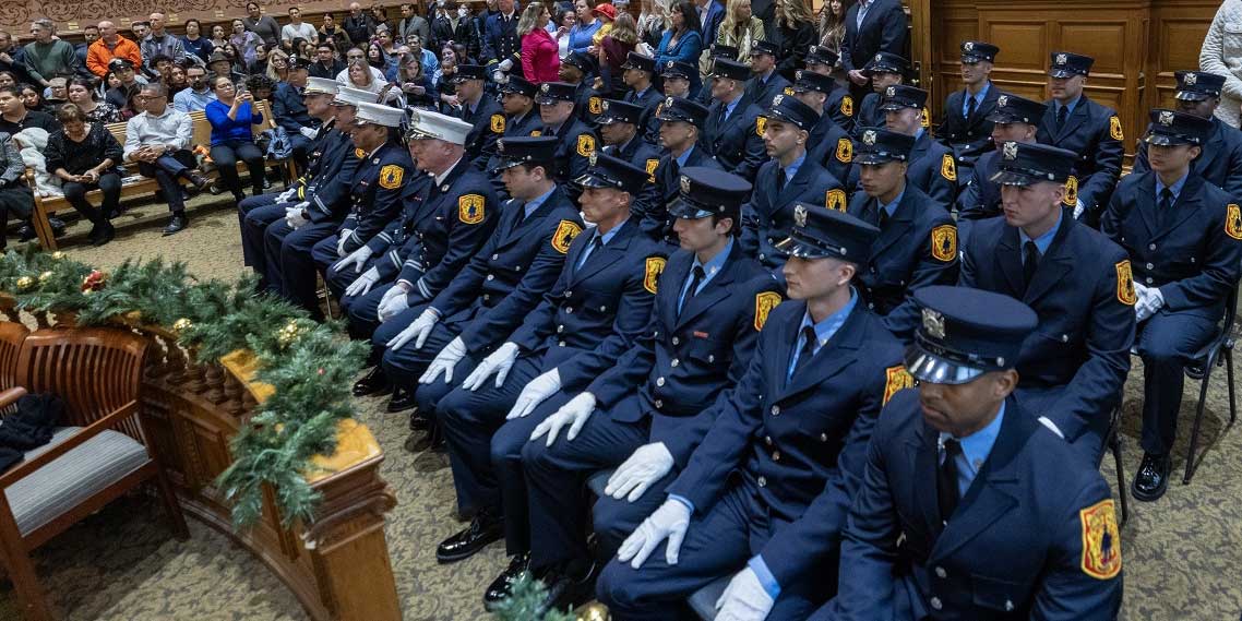 Jersey City Welcomes 23 New Firefighters