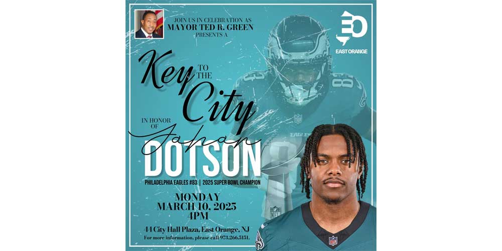 Key to the City to Be Presented to Super Bowl Champ Jahan Dotson